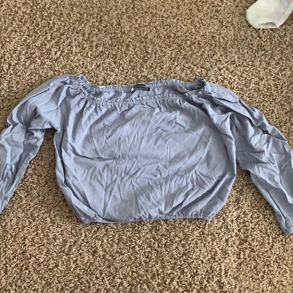 Brandy Melville off-the-shoulder crop top